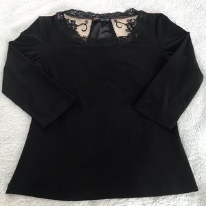 Adam pour Eve 3/4 sleeve lace top